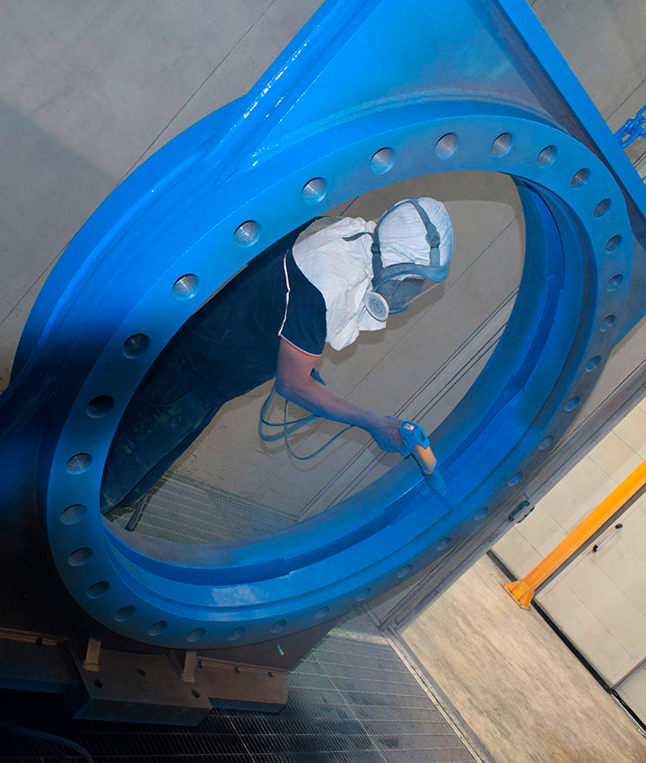 Instalación estática de lacado en ATP